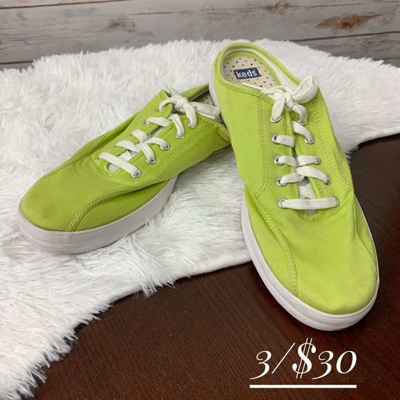 lime green keds